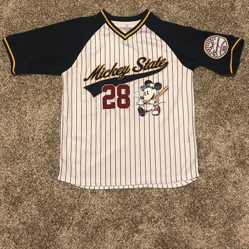 Disney Mickey Mouse Unisex M Baseball Jersey